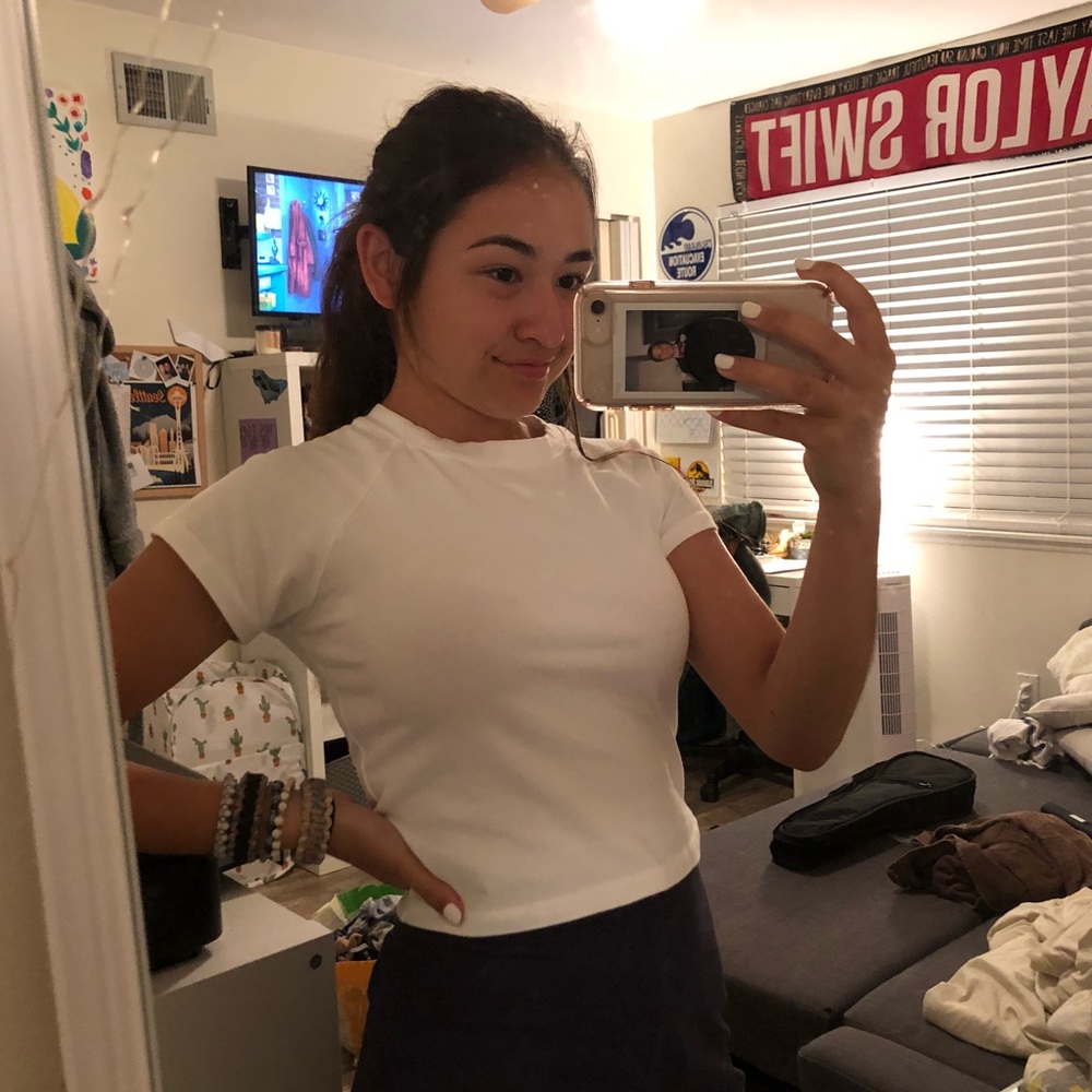 Monrow cropped shirt